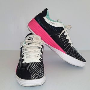 Puma Clyde All Pro Black Luminous Pink Size 11
